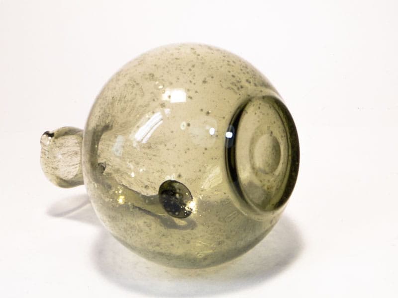 Jug antico, brown transparent glass, by Z. Horbowy, Huta Szkła „Sudety”, Poland, 1970s - 349494