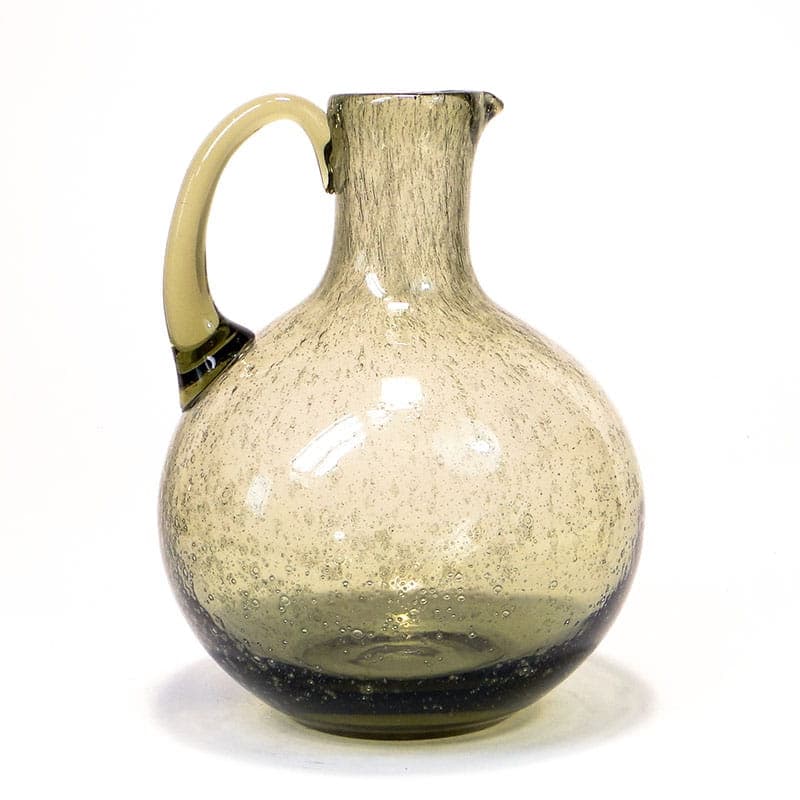 Jug antico, brown transparent glass, by Z. Horbowy, Huta Szkła „Sudety”, Poland, 1970s - 349491