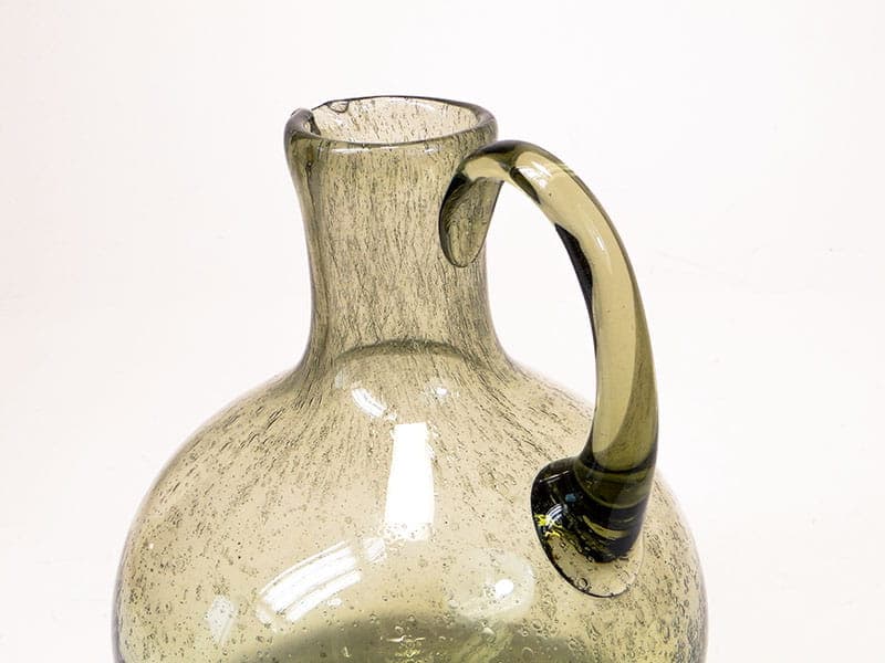 Jug antico, brown transparent glass, by Z. Horbowy, Huta Szkła „Sudety”, Poland, 1970s - 349493