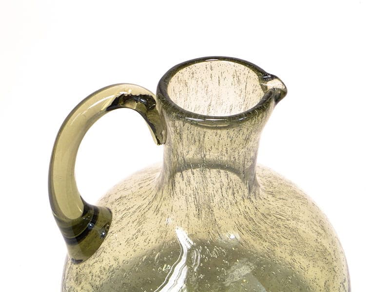 Jug antico, brown transparent glass, by Z. Horbowy, Huta Szkła „Sudety”, Poland, 1970s - 349496