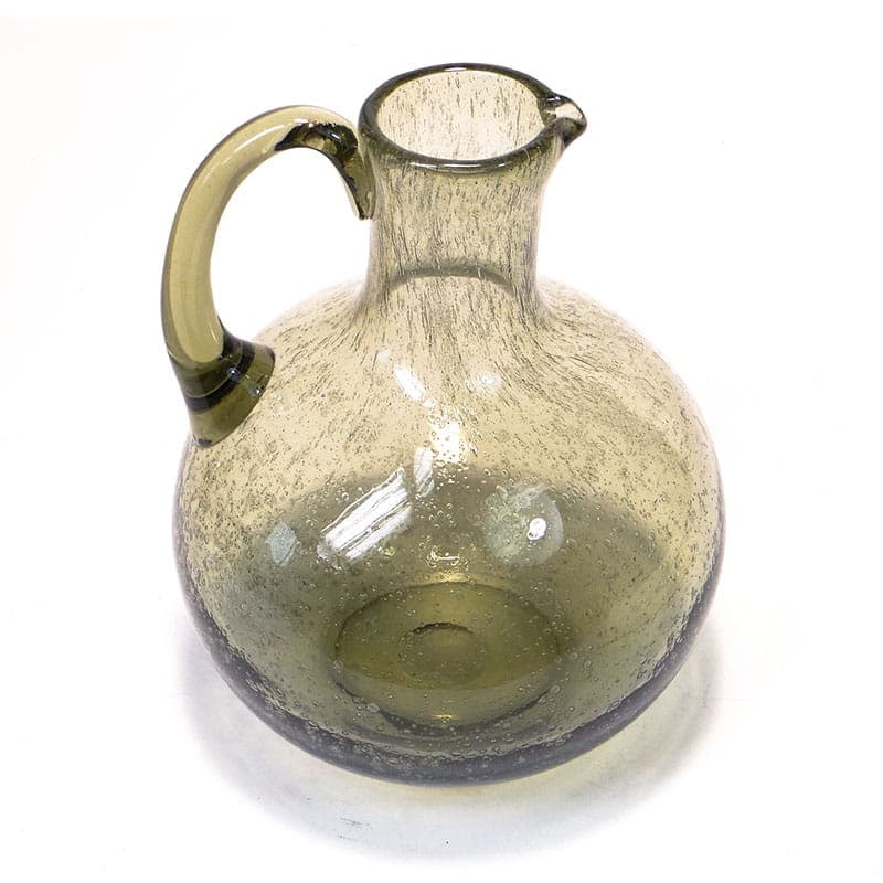 Jug antico, brown transparent glass, by Z. Horbowy, Huta Szkła „Sudety”, Poland, 1970s - 349490