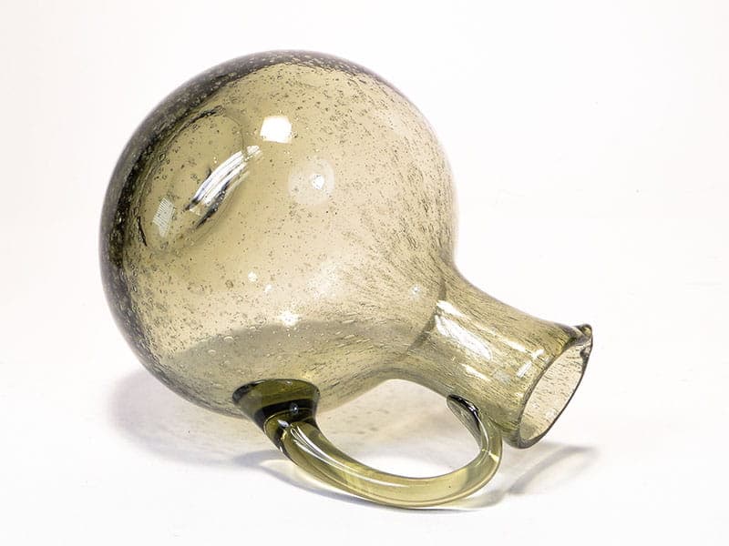 Jug antico, brown transparent glass, by Z. Horbowy, Huta Szkła „Sudety”, Poland, 1970s - 349495