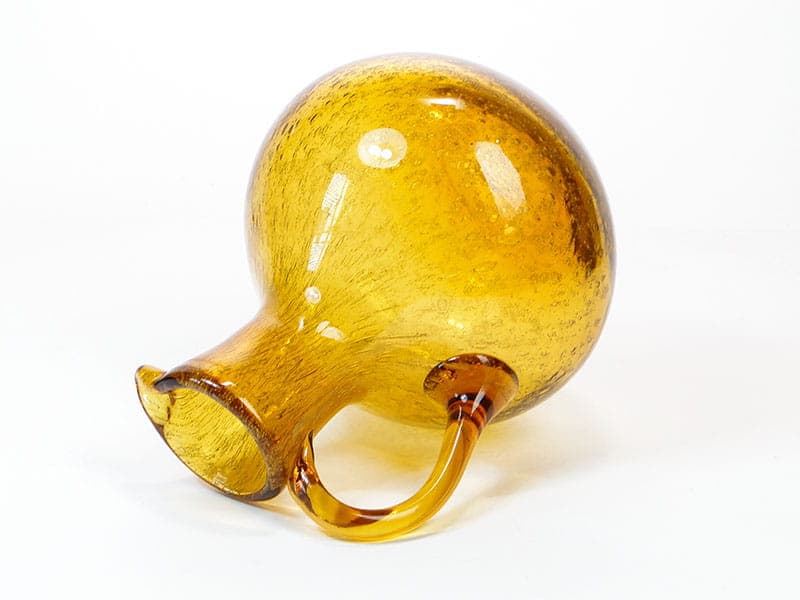 Pitcher Antico, amber soda-lime glass, by Z. Horbowy, Poland, 1970s. - 349500