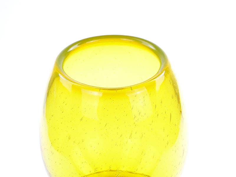 Vase Izolator, yellow orange, soda-lime glass, by Z. Horbowy, Poland, 1970s - 349529