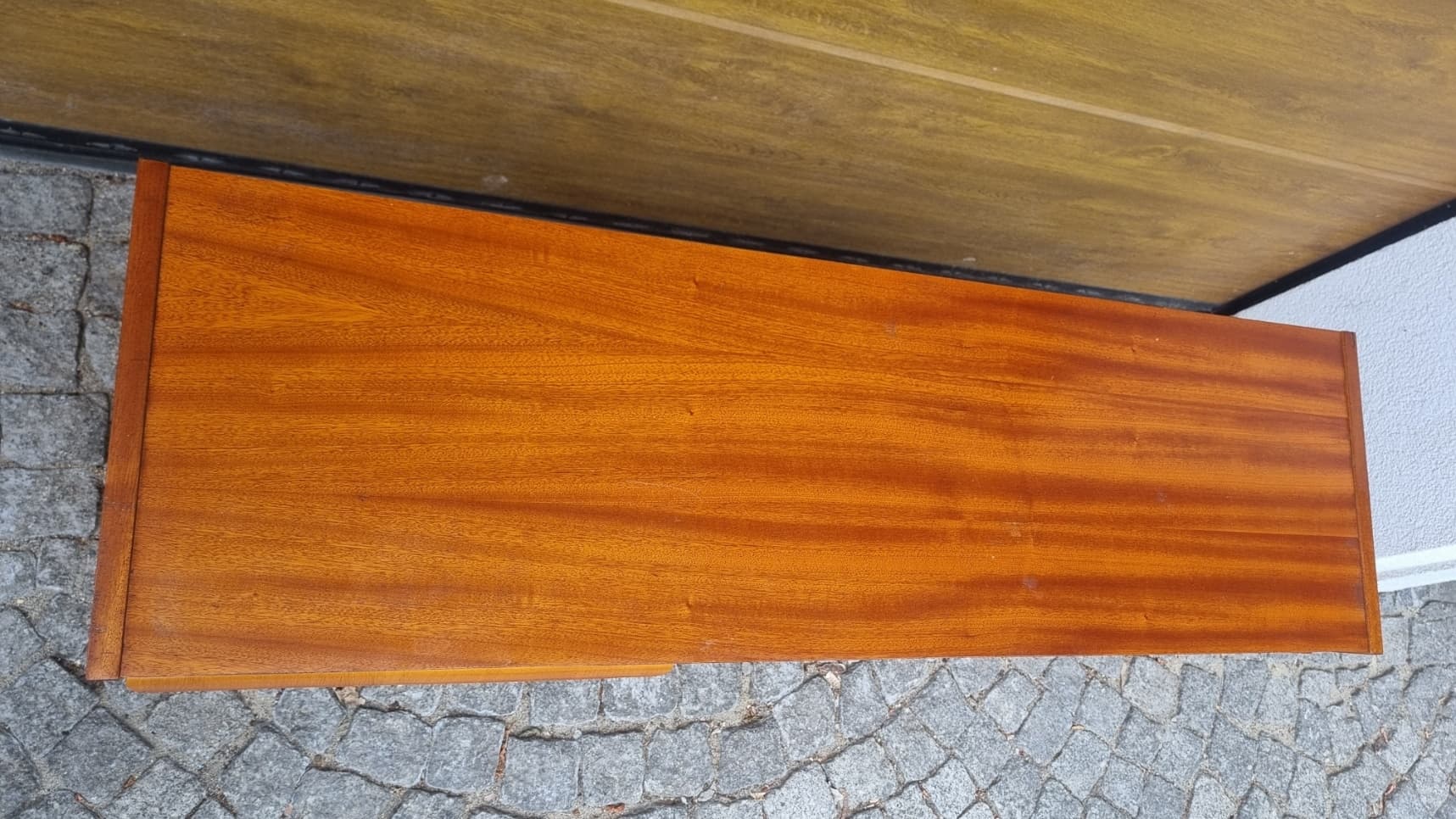 Sideboard, brown, wood, plywood, Czechoslovakia, 1960s. - 349697