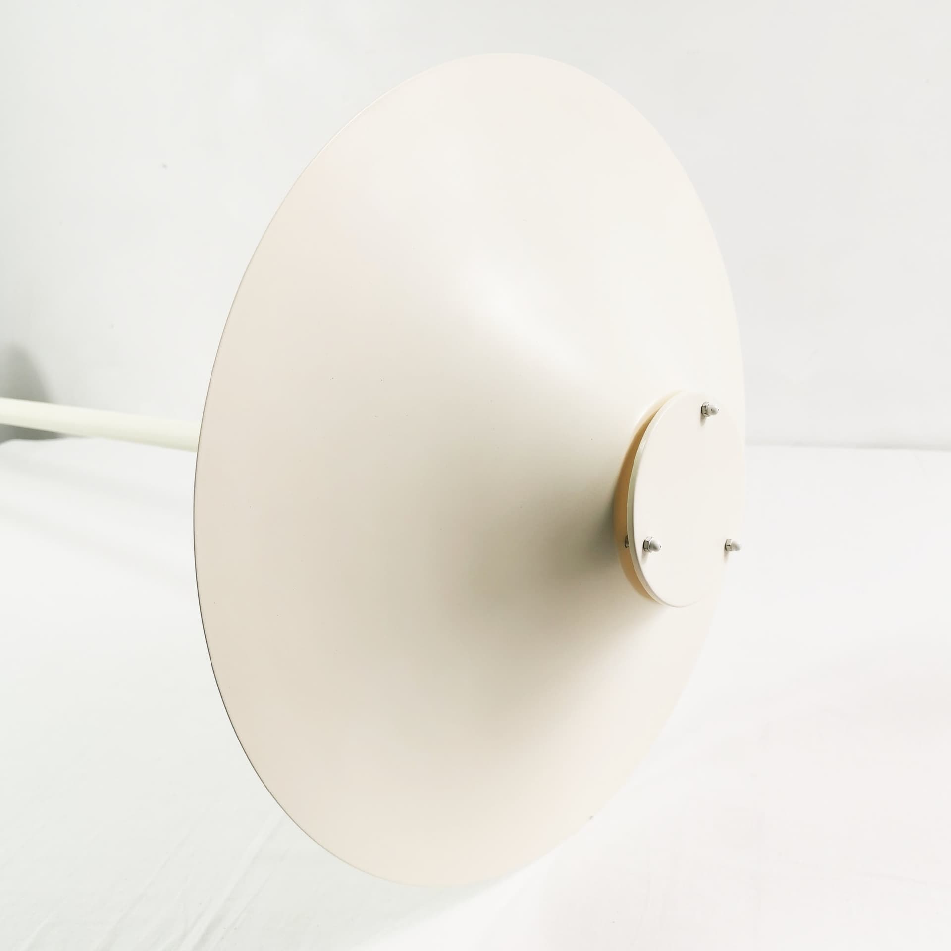 Floor lamp, white metal, Lyfa, Denmark, 1970s. - 349787