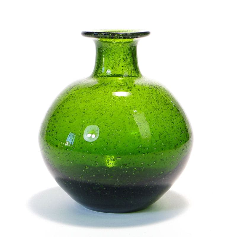 Bottle Vase Antico, green, soda-lime glass, by Z. Horbowy, Poland, 1970s - 349827