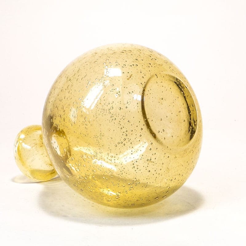 Bottle vase Antico, amber transparent glass, by Z. Horbowy, Poland, 1970s. - 349847