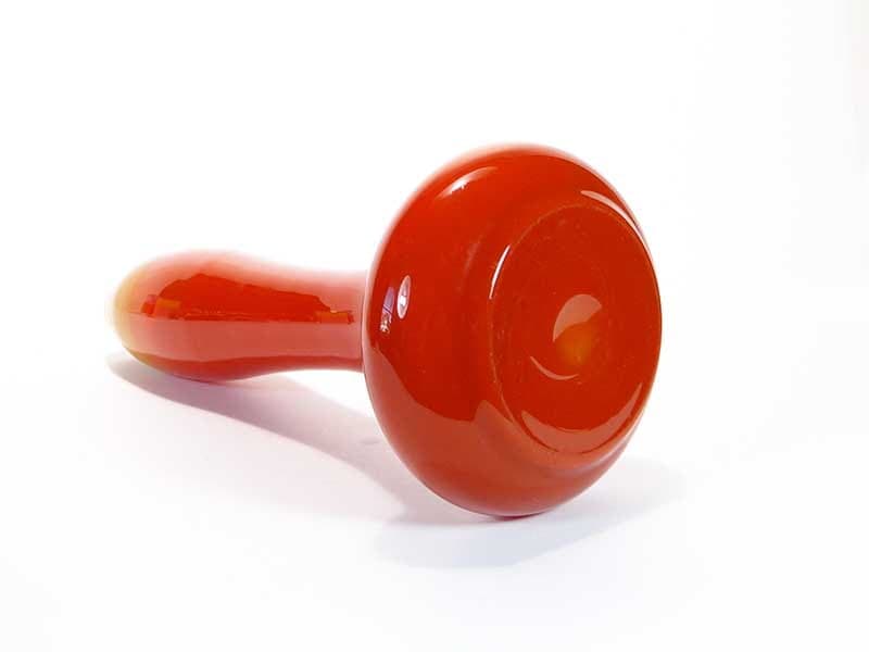 Vase Herkules, red orange yellow glass, by E. Gerczuk-Moskaluk, Poland, 1980s - 349930
