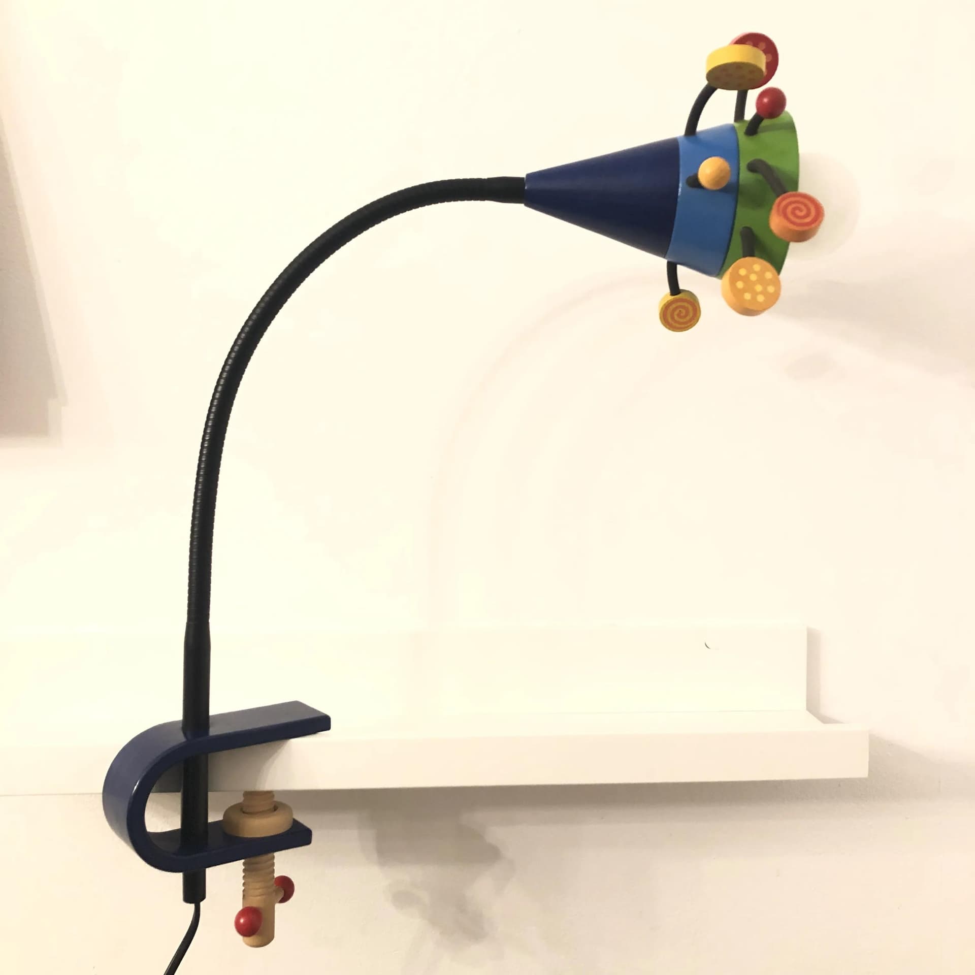 Kolorowa, postmodernistyczna lampka biurkowa, Haba, Niemcy, lata 90. - 25969