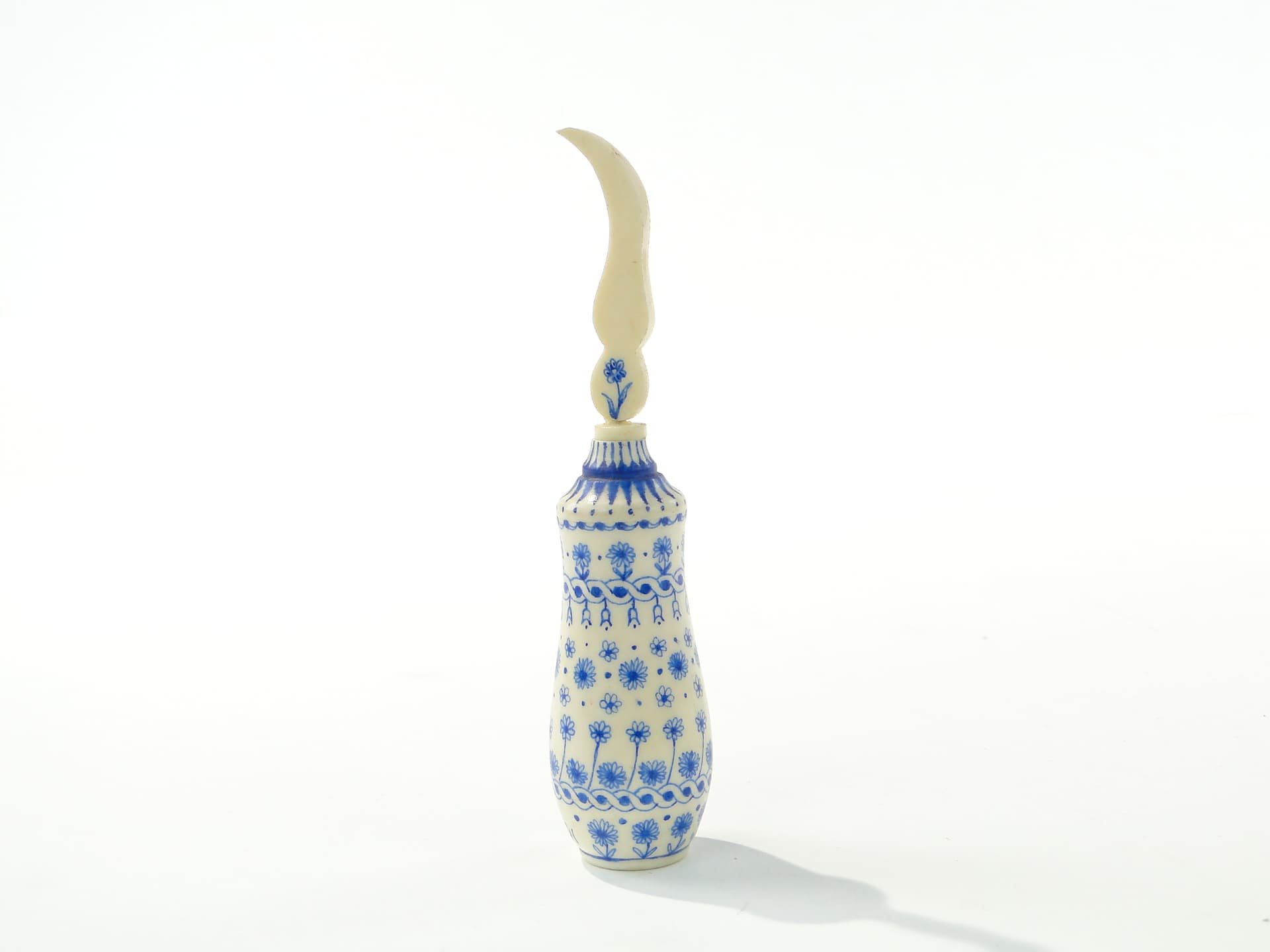 Attar Perfume Bottle, beige, bone, Persia/India, 1920s - 350017