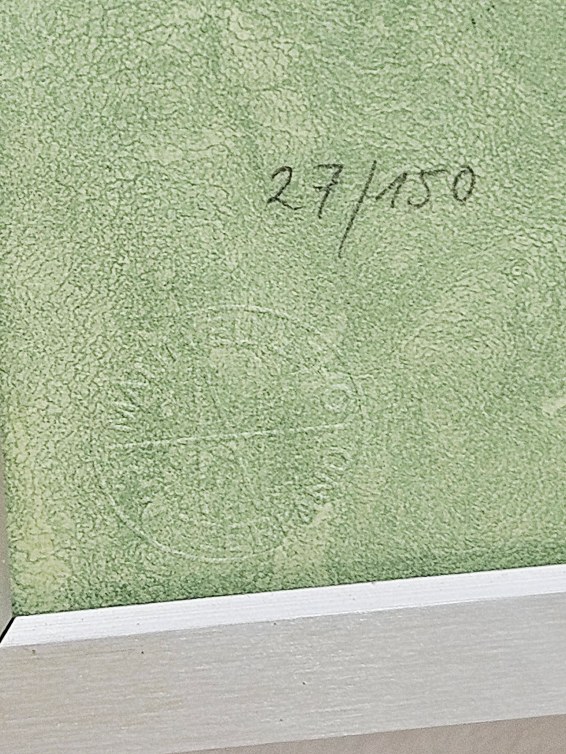 Litografia Hinter dem Vorhang, 78,5cm x 59cm, aut. B. Bruni - 350139