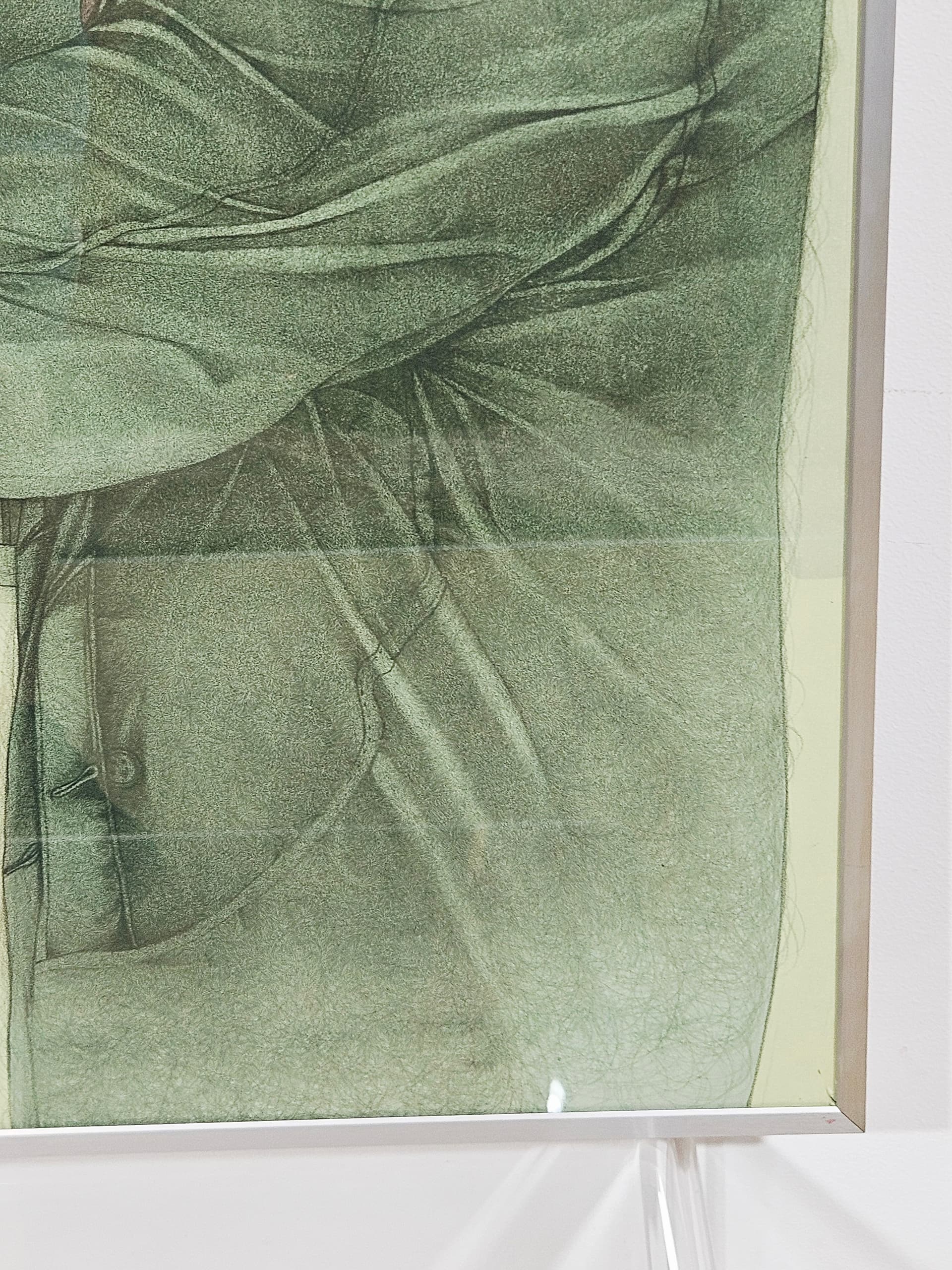 Litografia Hinter dem Vorhang, 78,5cm x 59cm, aut. B. Bruni - 350146