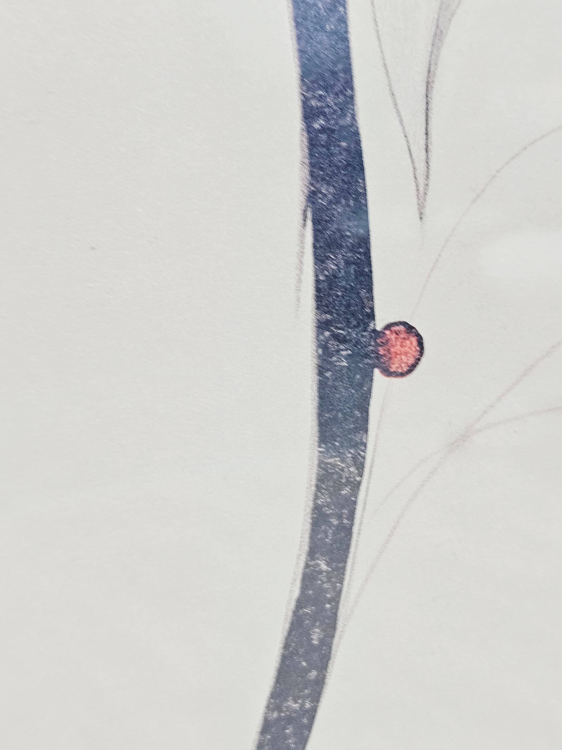Lithograph Melancholie 109cm x 81cm, by B. Bruni, Edition Volker Huber - 350151