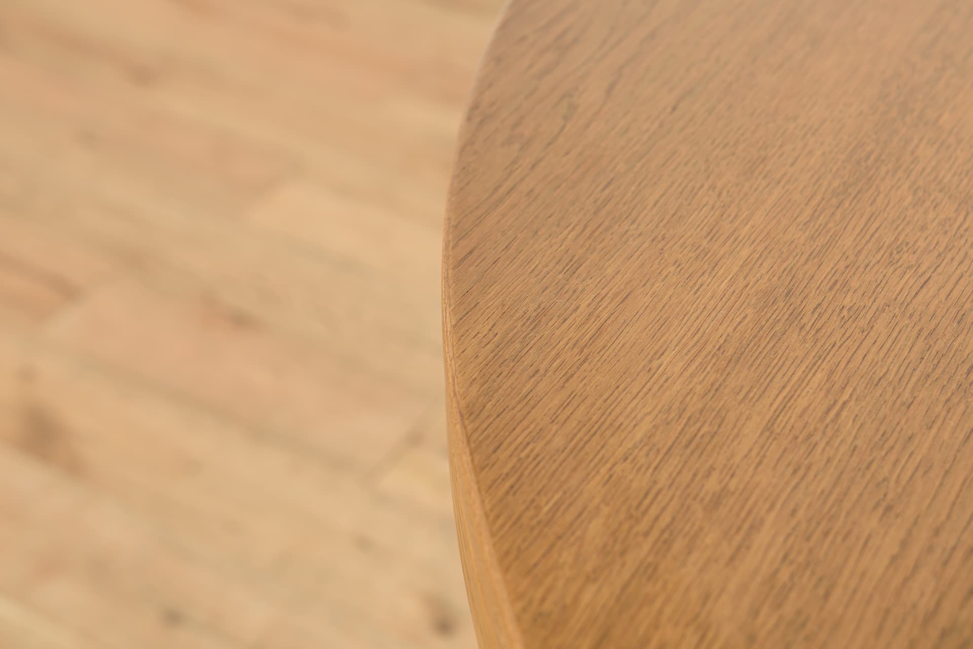 Round Extendable Table, brown oak, Farstrup Møbler, Denmark, 1970s. - 350202