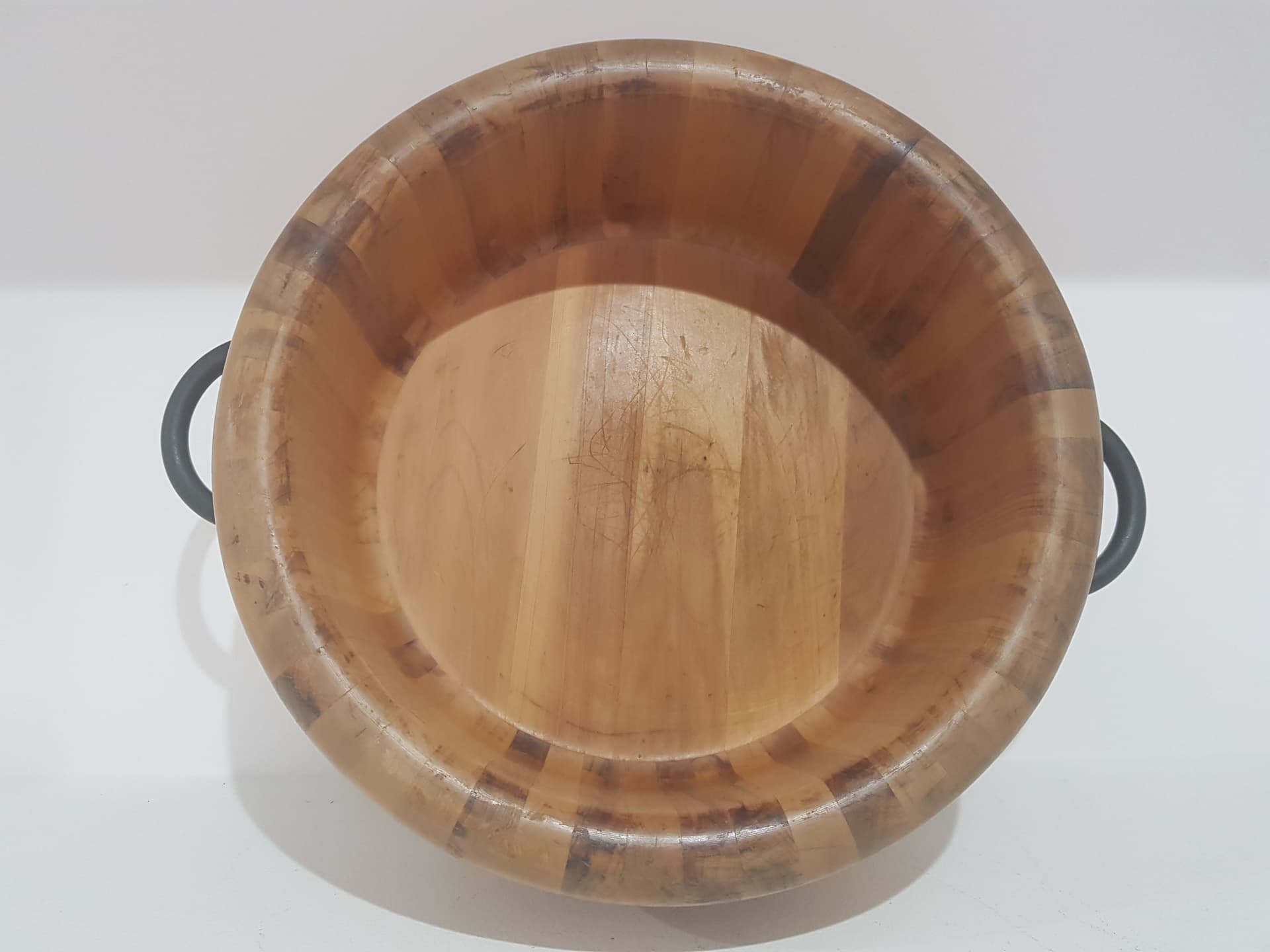 Bowl Digsmed Design, teak brown, cast iron black, Digsmed Design - 350307