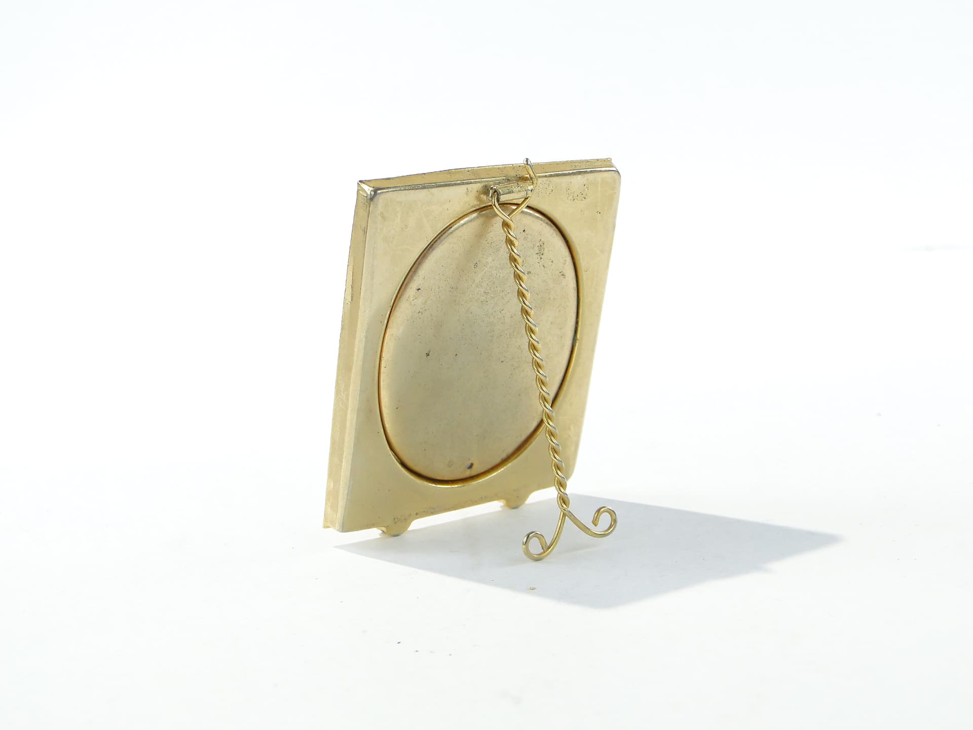 Picture Frame Millefiori, multicolour glass, gold brass, Italy, early 20th c. - 350503