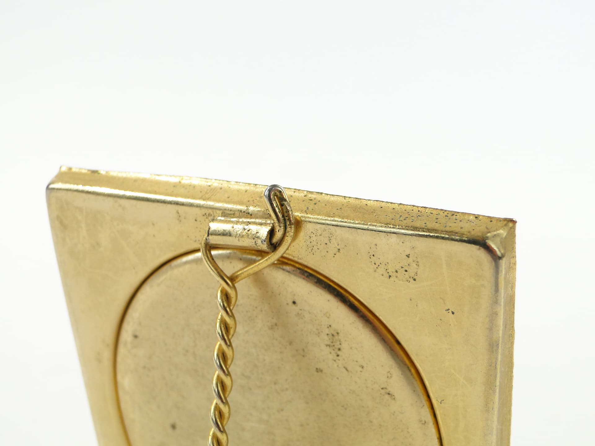 Picture Frame Millefiori, multicolour glass, gold brass, Italy, early 20th c. - 350509