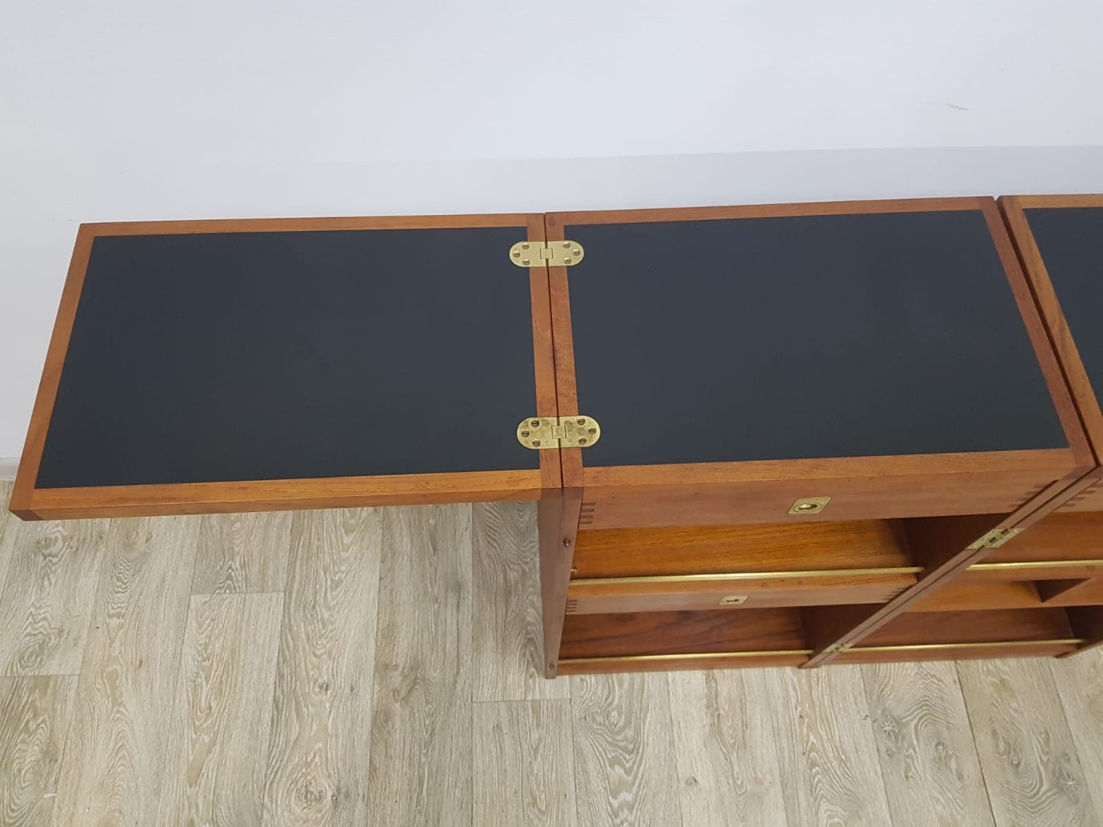 Bar cabinet Reno Wahl Iversen, teak brown, Dyrlund - 350609