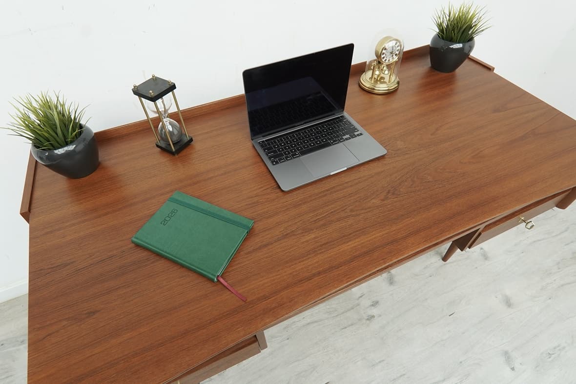 Desk, Mid-Century Modern, brown, teak, MM ARTE - 350739