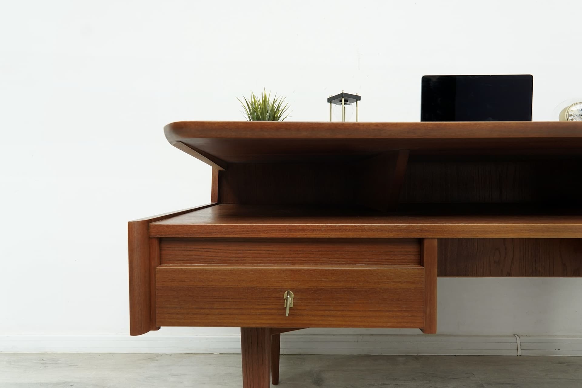 Desk, Mid-Century Modern, brown, teak, MM ARTE - 350741
