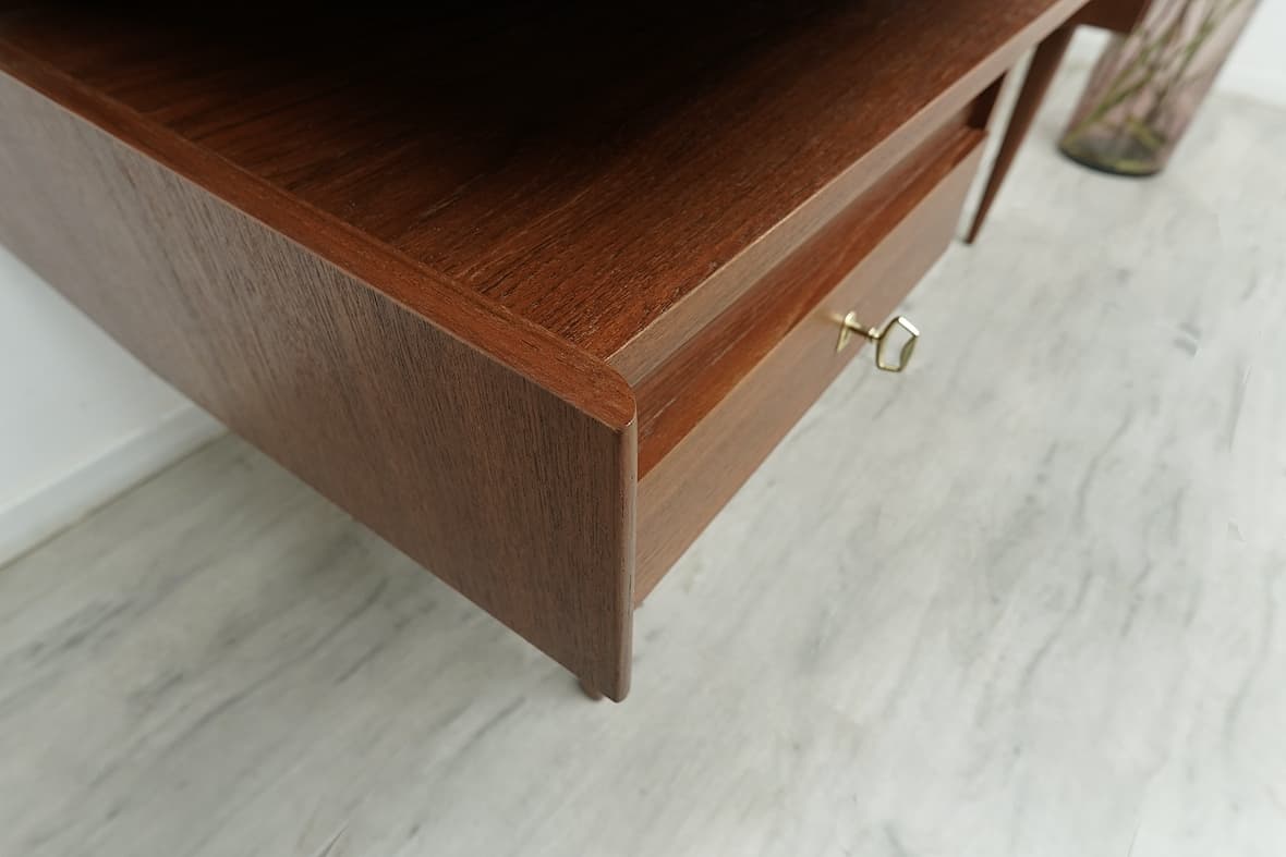 Desk, Mid-Century Modern, brown, teak, MM ARTE - 350734