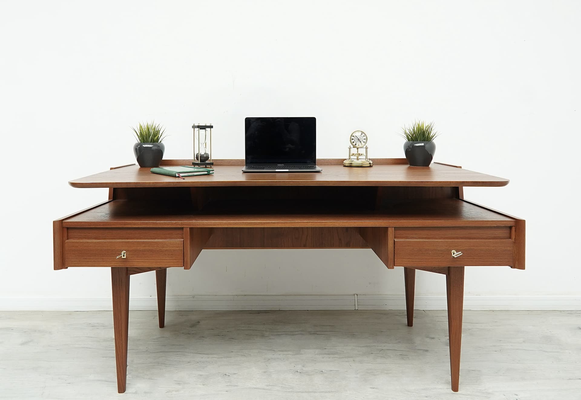 Desk, Mid-Century Modern, brown, teak, MM ARTE - 350746