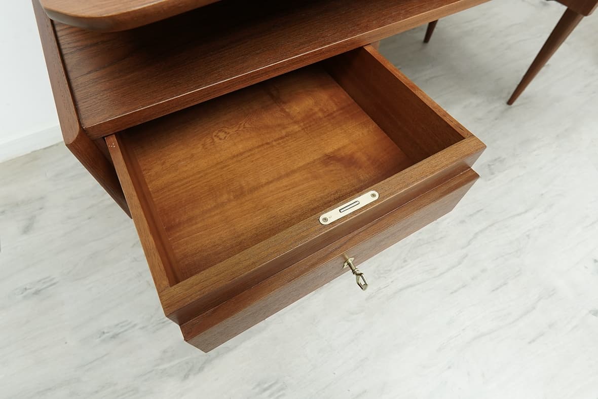 Desk, Mid-Century Modern, brown, teak, MM ARTE - 350737