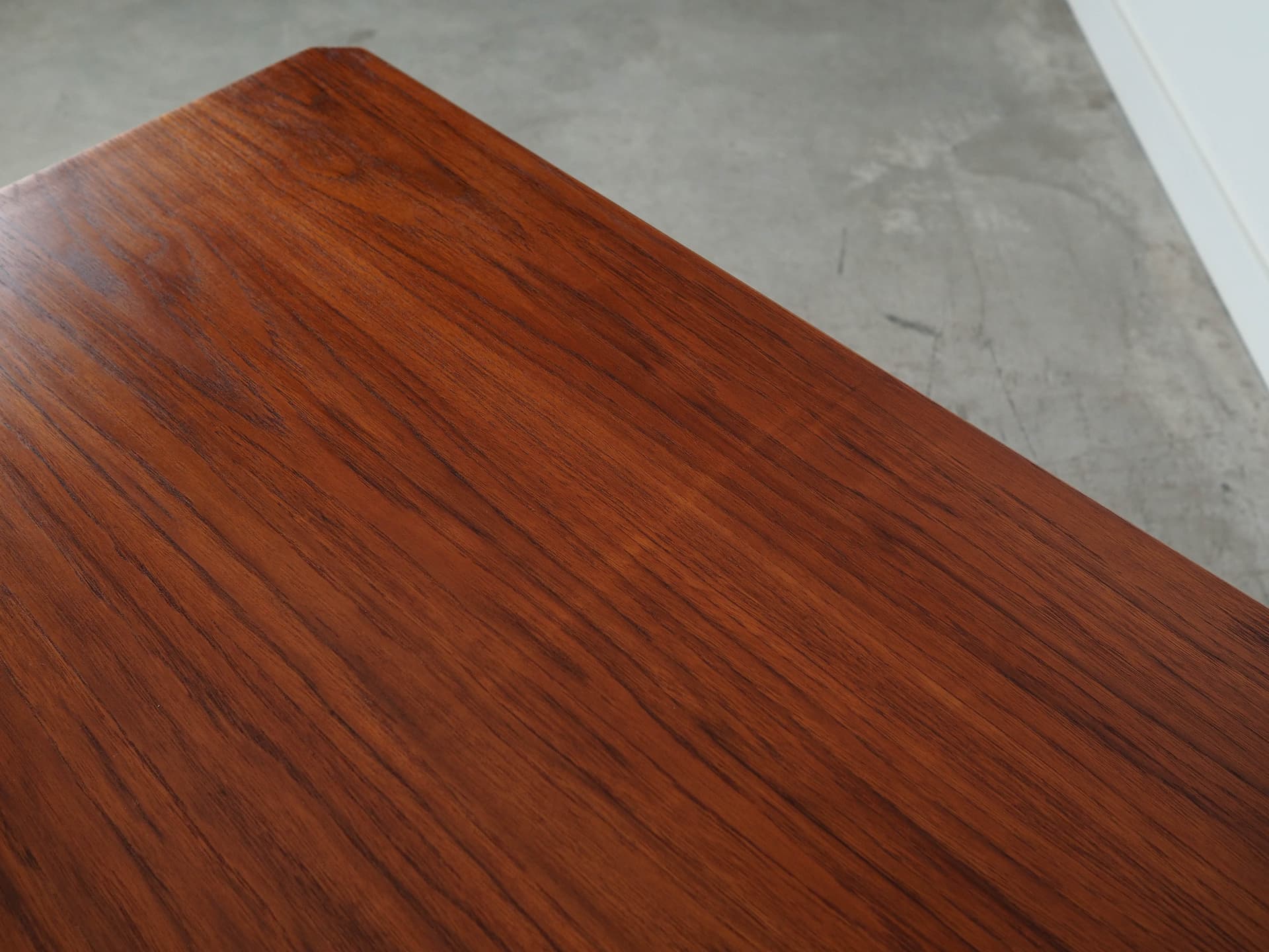 Folding table, brown teak, Denmark, 1970s. - 350762