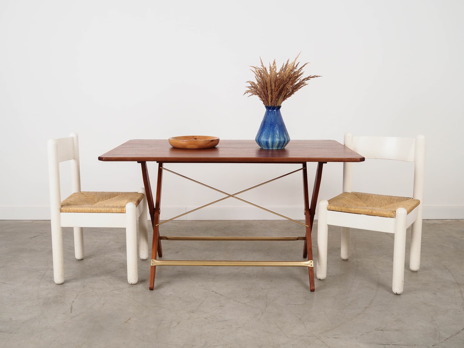 Folding table, brown teak, Denmark, 1970s. - 350752