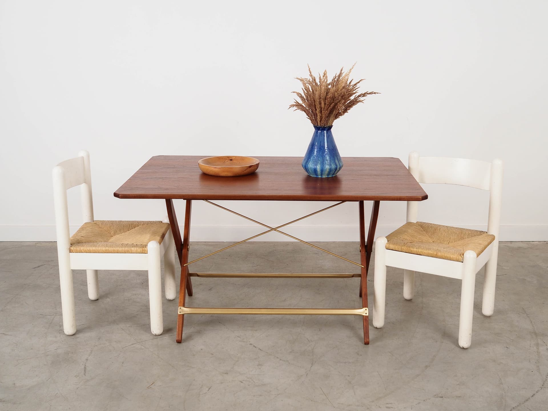 Folding table, brown teak, Denmark, 1970s. - 350759
