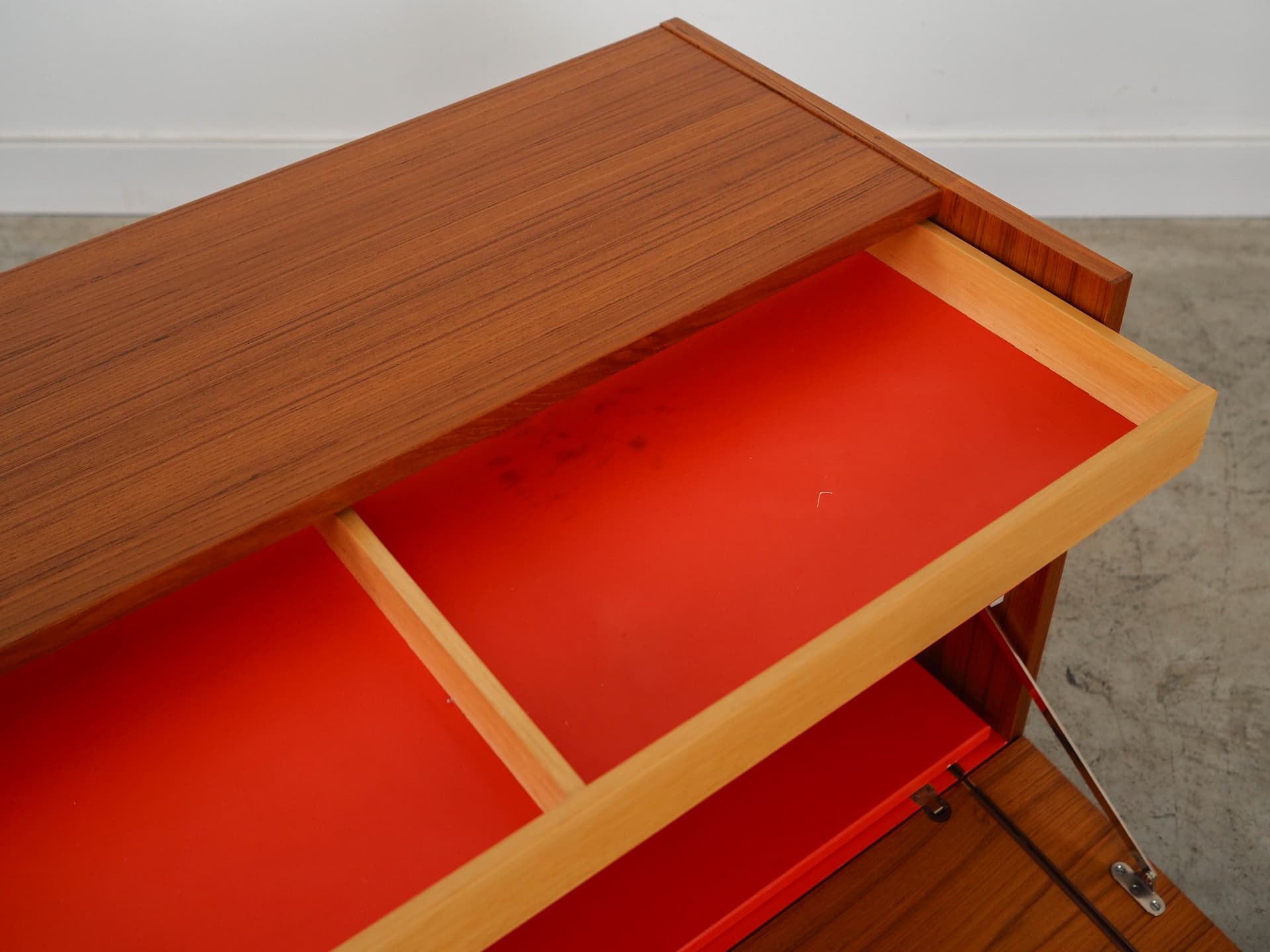 Sideboard for Turntable, brown teak, Denmark, 1970s. - 350792