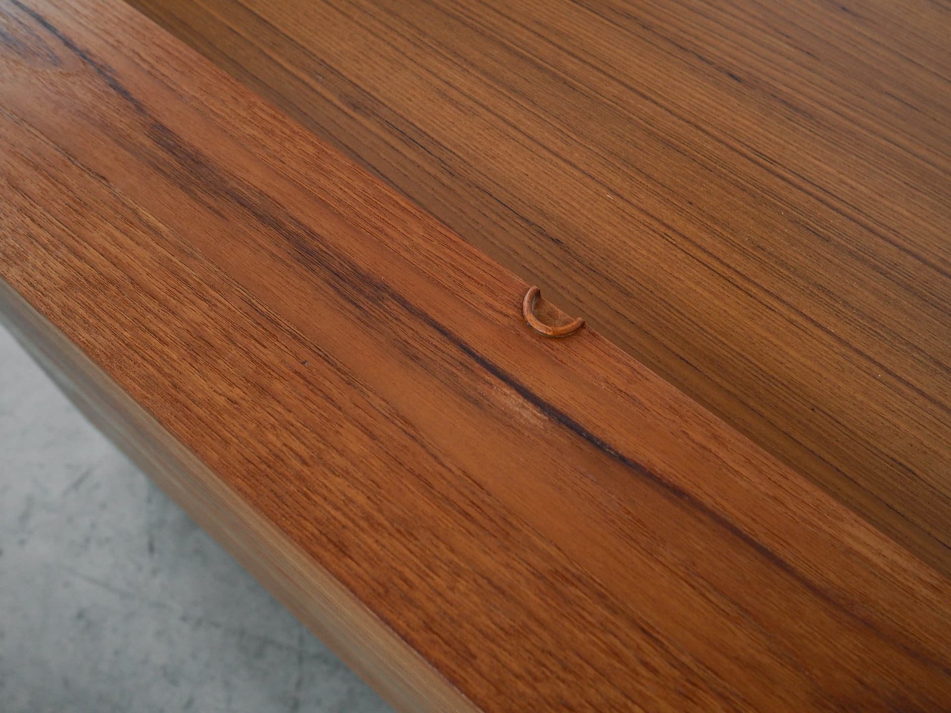 Sideboard for Turntable, brown teak, Denmark, 1970s. - 350795