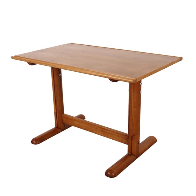 Desk, cherry wood, Italy, 1970s. - DIMENSION