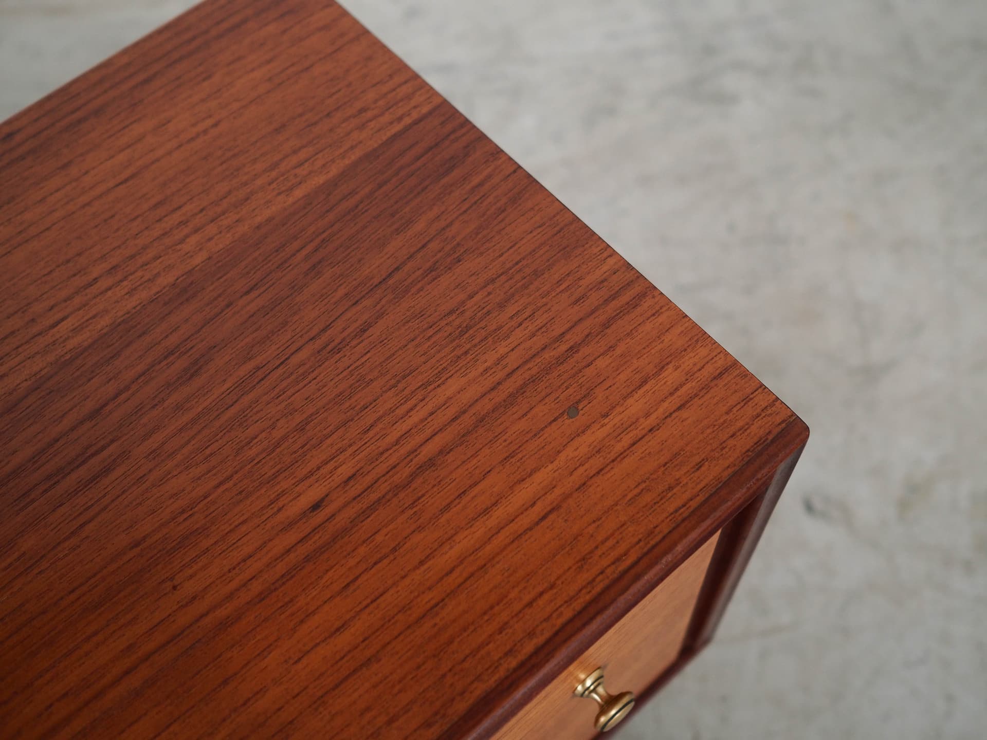 Sideboard, teak brown, black wood, Germany, 1970s. - 350829