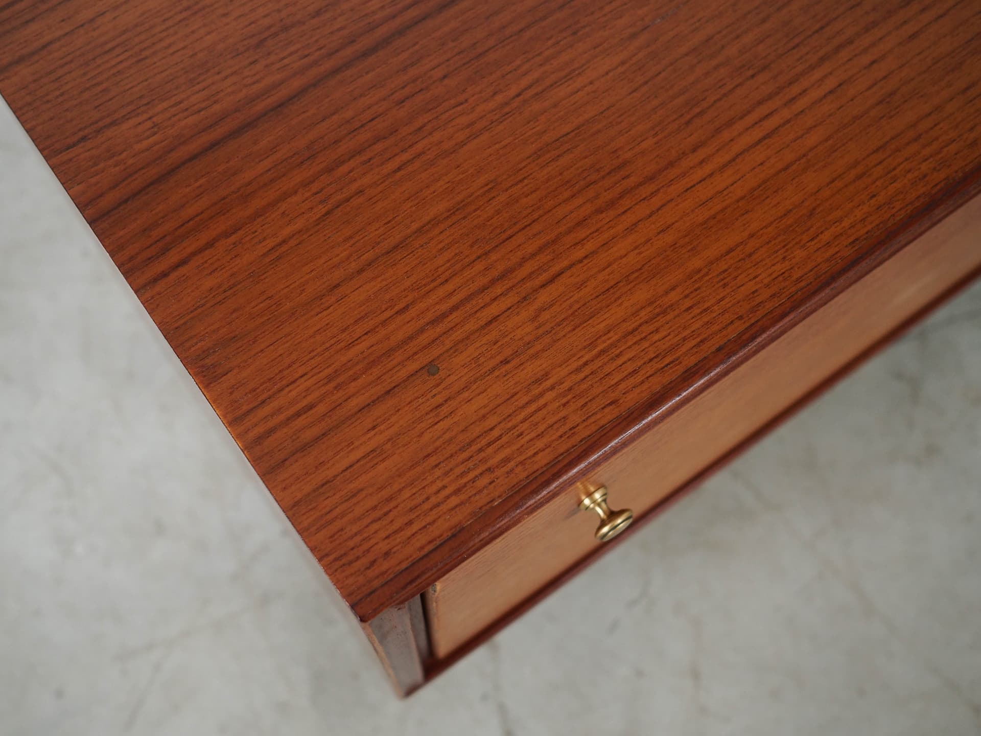 Sideboard, teak brown, black wood, Germany, 1970s. - 350828