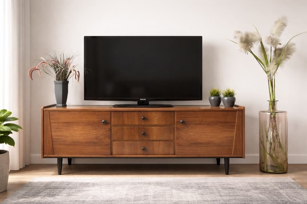 Sideboard, Bilea, brown, walnut, Bilea - 350842