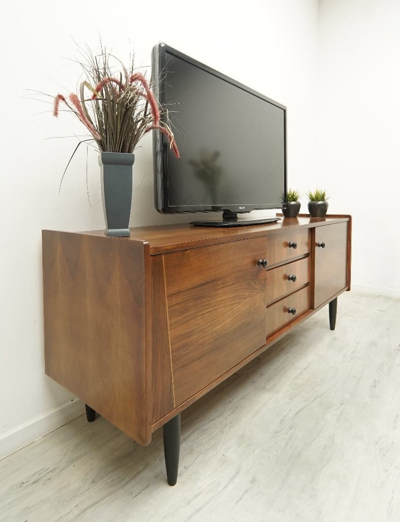 Sideboard, Bilea, brown, walnut, Bilea - 350846