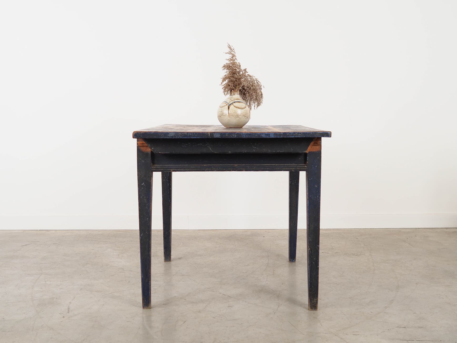 Rectangular table, black pine, Denmark, 1940s. - 350854