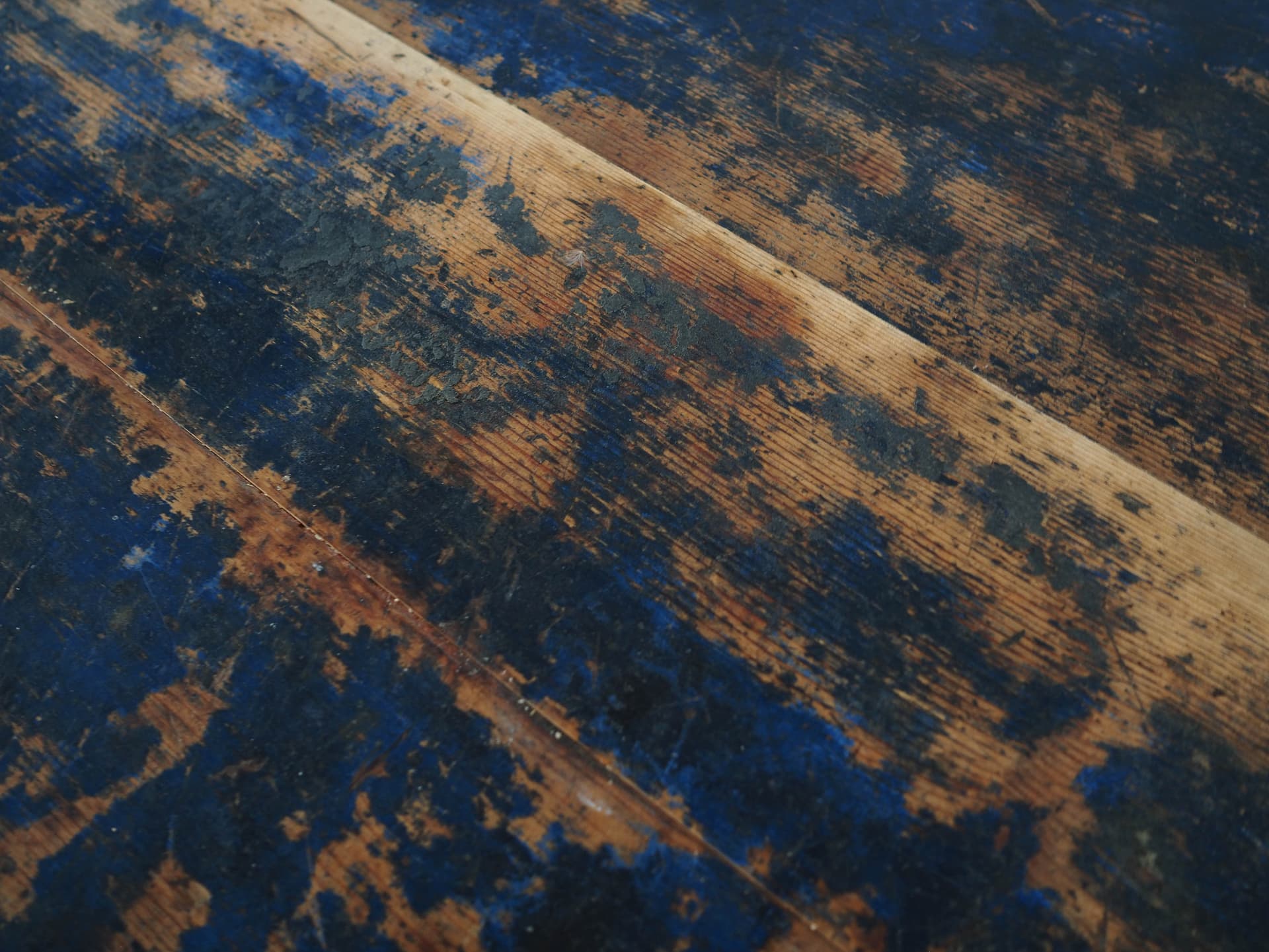 Rectangular table, black pine, Denmark, 1940s. - 350862