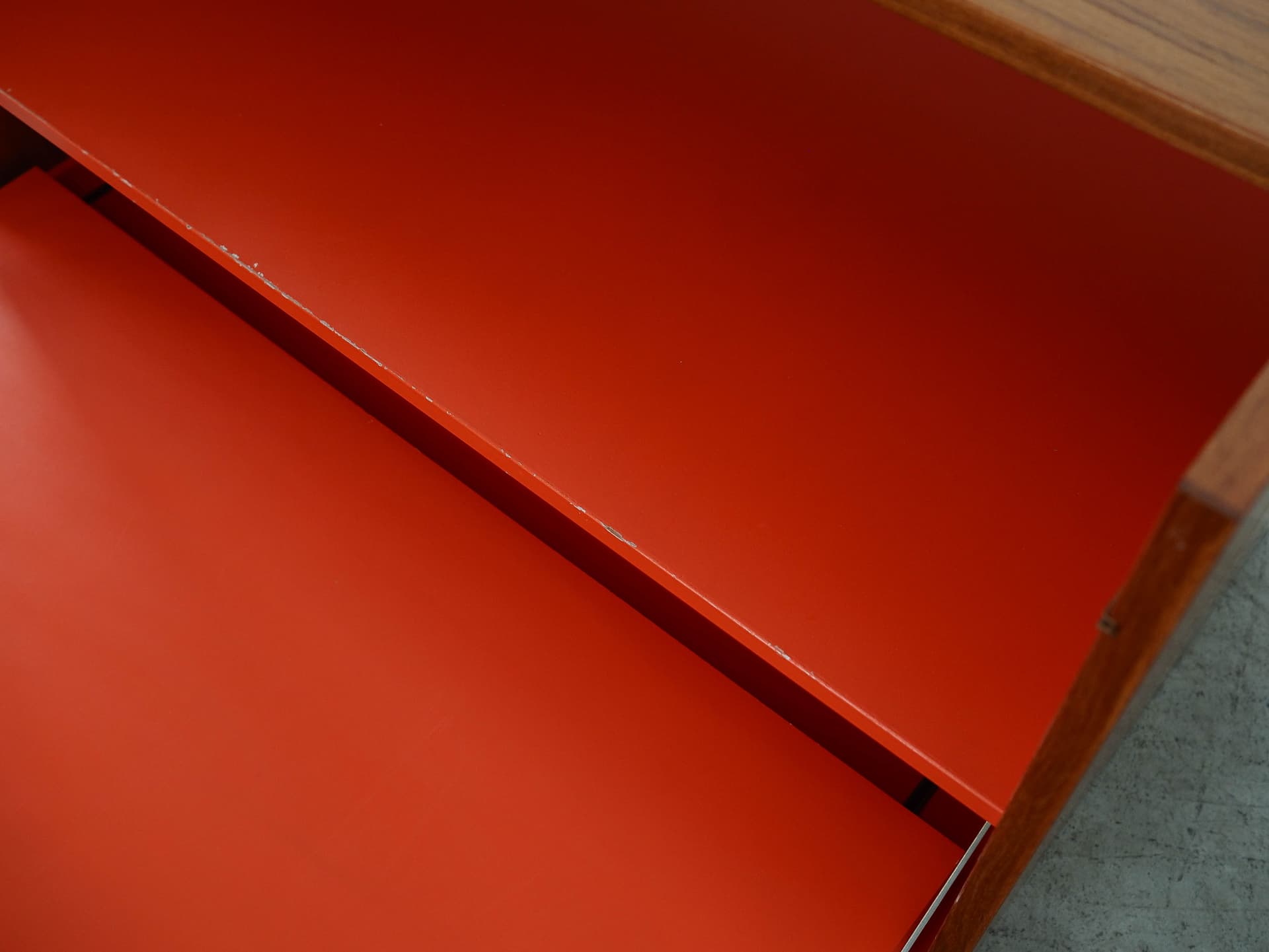 Komoda na gramofon, teak brązowy, Dania, lata 70. - 351010