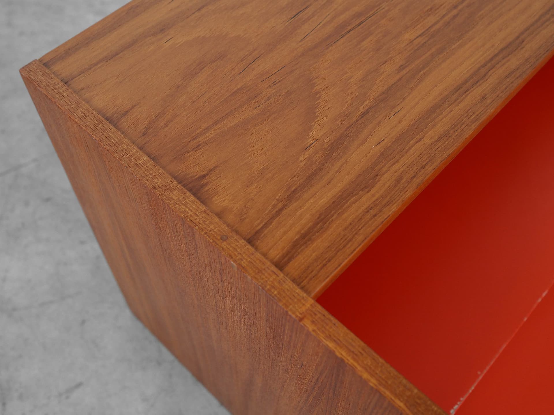 Komoda na gramofon, teak brązowy, Dania, lata 70. - 351011