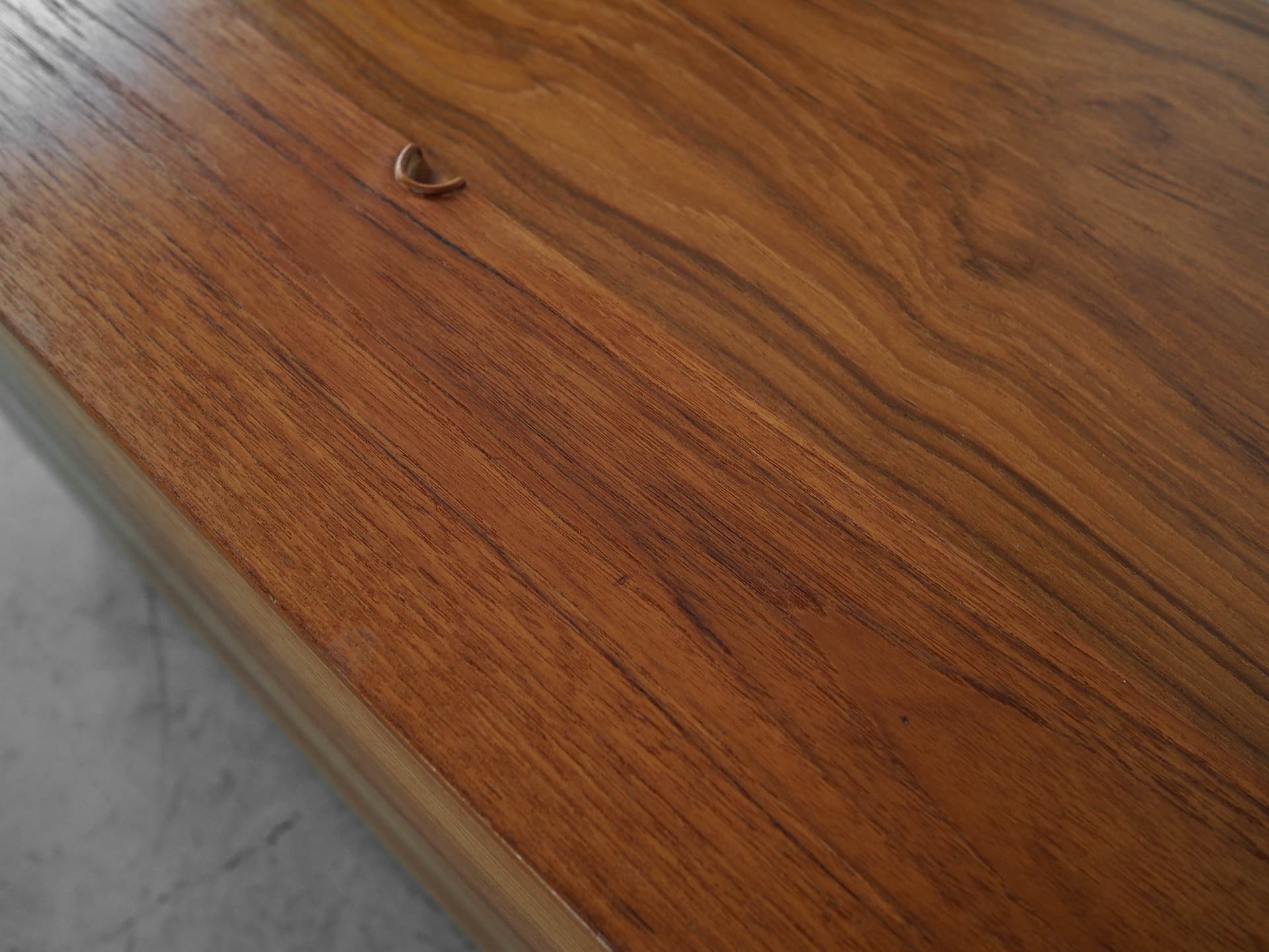 Komoda na gramofon, teak brązowy, Dania, lata 70. - 351012