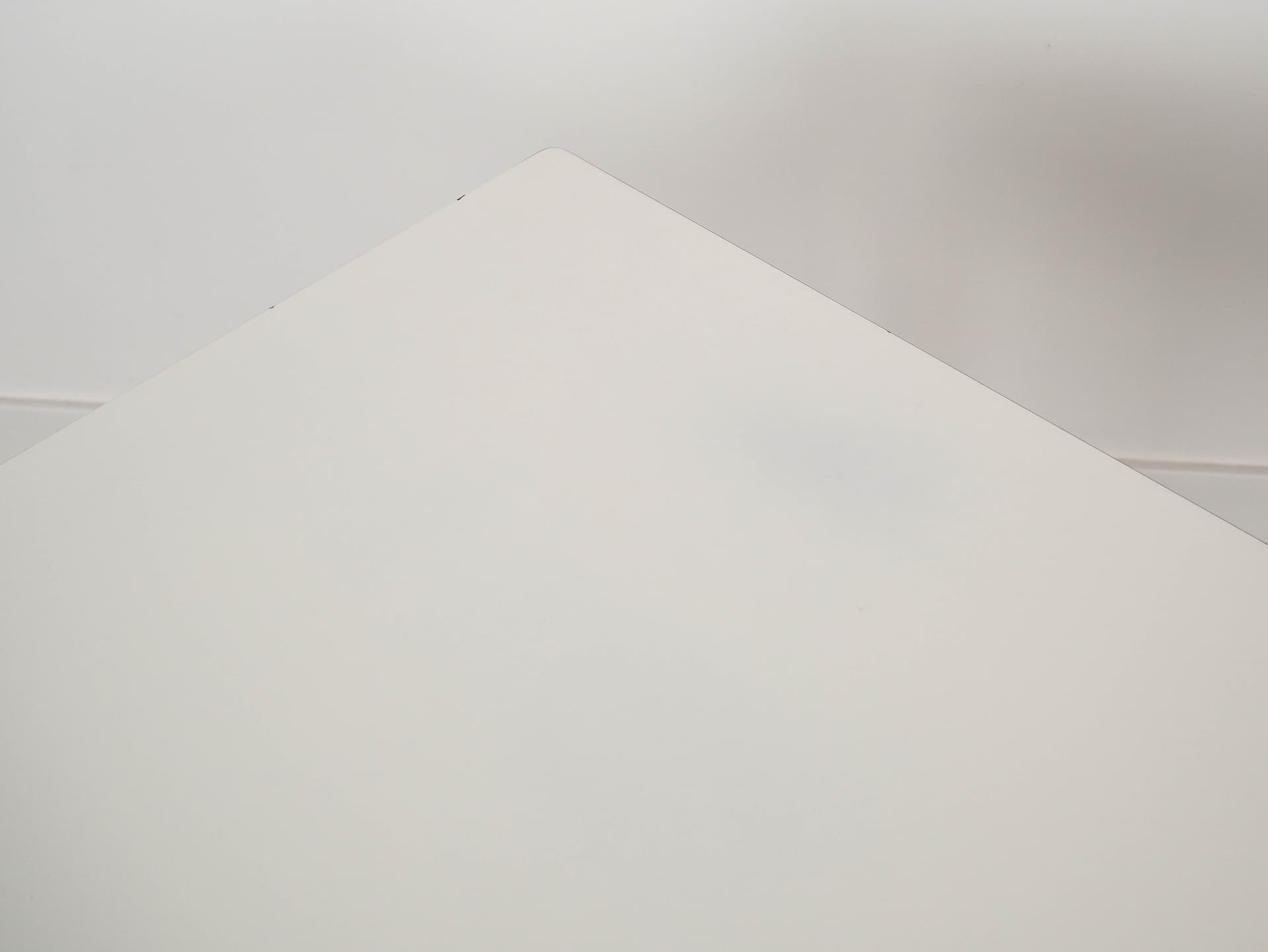 Stół prostokątny, laminat biały, drewno, metal, Dania - 351025