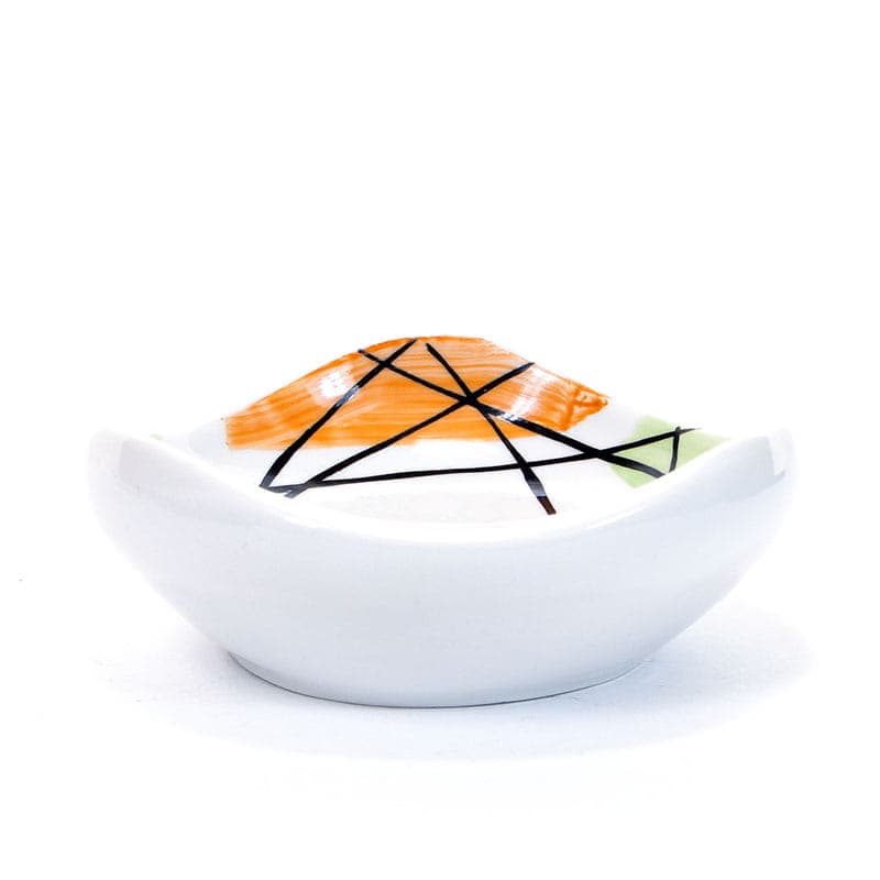 Bowl Orbita, white porcelain, Wałbrzych, Poland, 1960s. - 351161