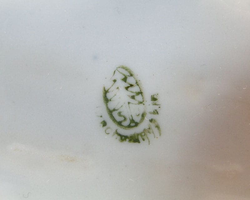 Puzdro dekoracyjne, porcelana biała złocona, Czechy, lata 20. - 351228