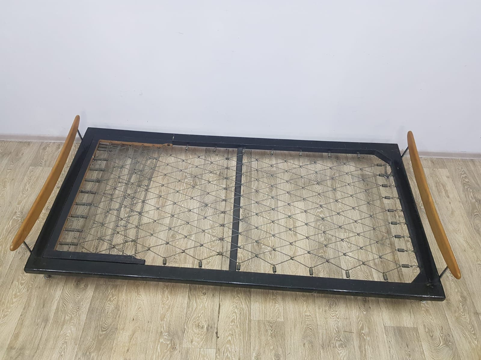 Daybed, Fred Ruf, black, teak, chrome, Wohnbedarf - 351253