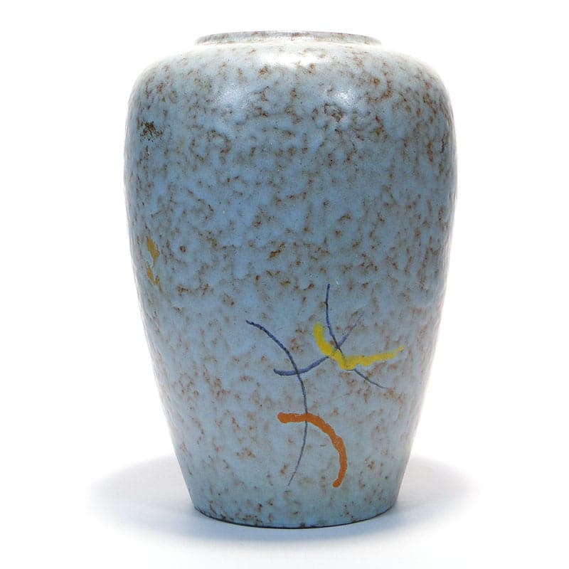 Wazon ceramiczny niebieski, Scheurich, Niemcy, lata 50. - 351306