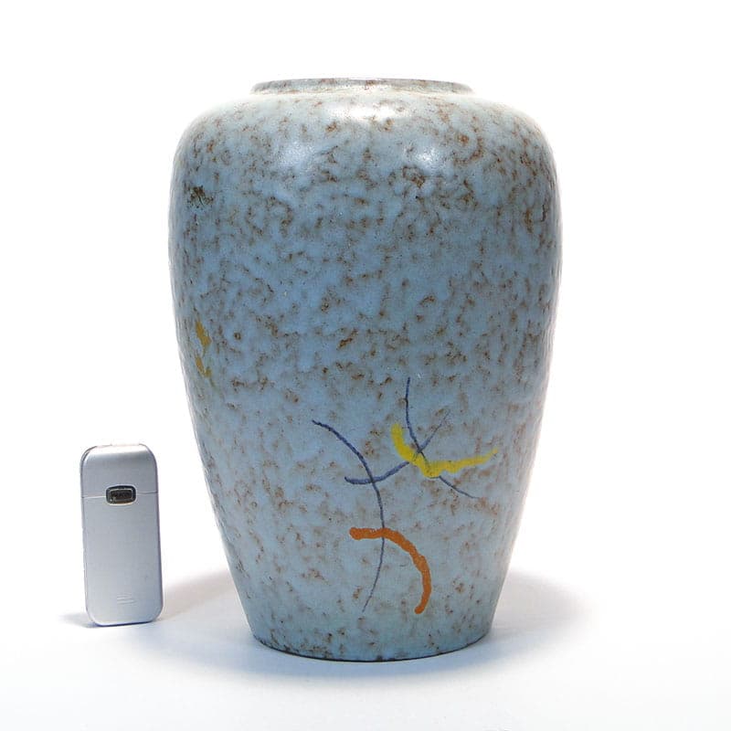 Wazon ceramiczny niebieski, Scheurich, Niemcy, lata 50. - 351302