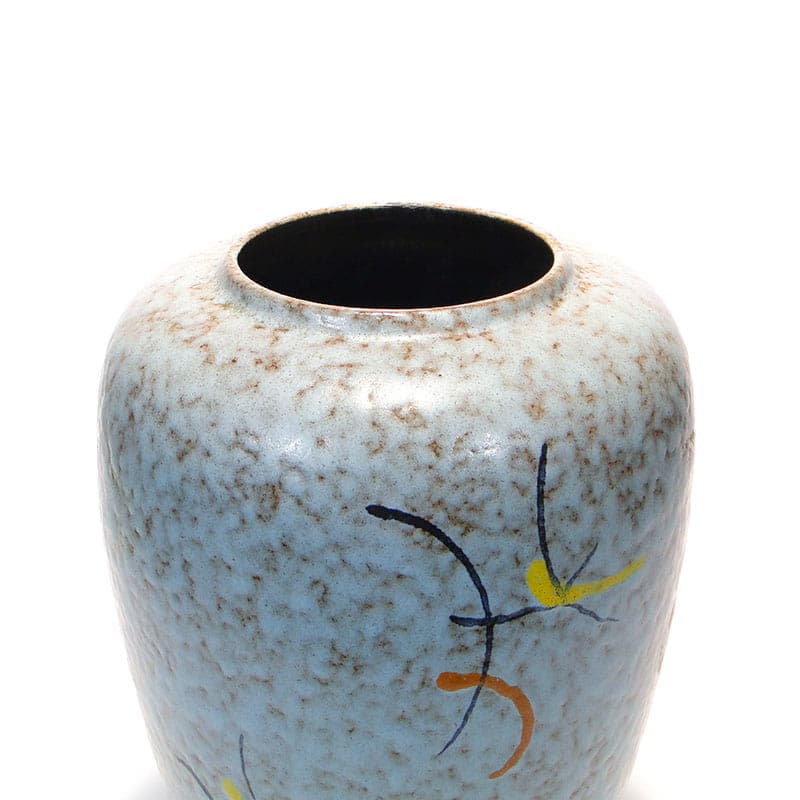 Wazon ceramiczny niebieski, Scheurich, Niemcy, lata 50. - 351304
